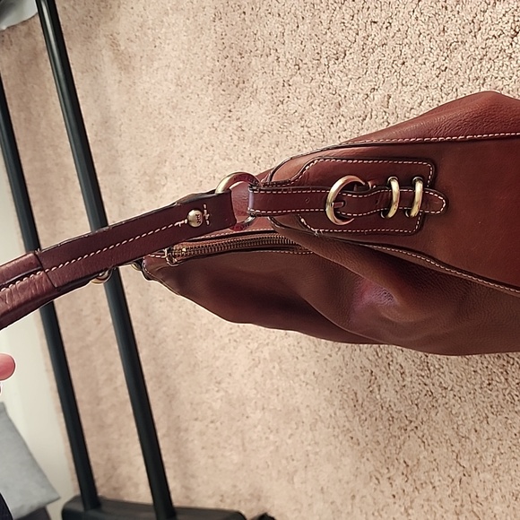 Brown Monsac Hobo Ergo Genuine Leather bag - Picture 4 of 8